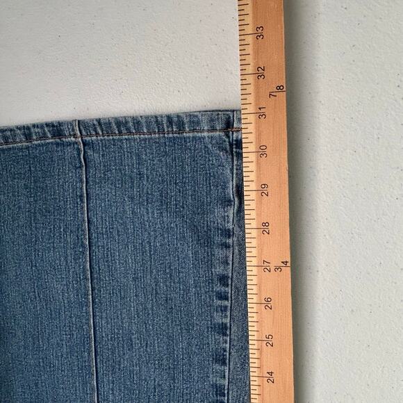 Y2K Bubblegum American Flavour Low Rise Flair Bottom Jeans Sz 3/4 - Picture 15 of 16